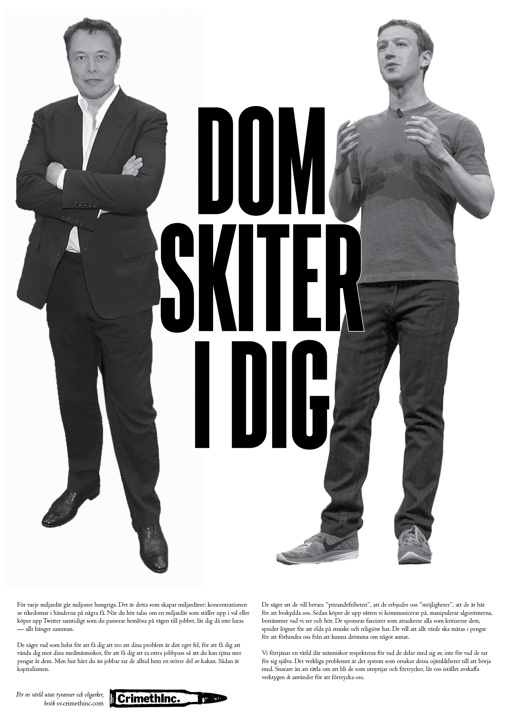 Photo of ‘Dom skiter i dig’ front side